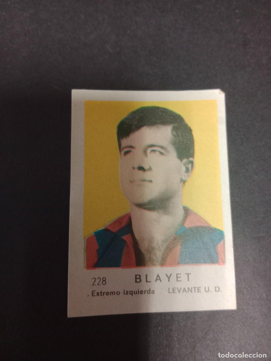 Cromos de F&uacute;tbol: COLECCION FUTBOLISTAS FRUTOS SECOS CHURRUCA 1967 1968 67 68 CROMO SIN PEGAR - BLAYET LEVANTE UD