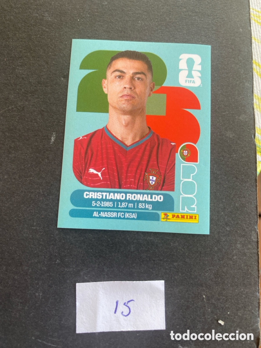 Cartes &agrave; collectionner de Football: Cromo Portugal Ronaldo Mundial 2026 N* 15 nuevo