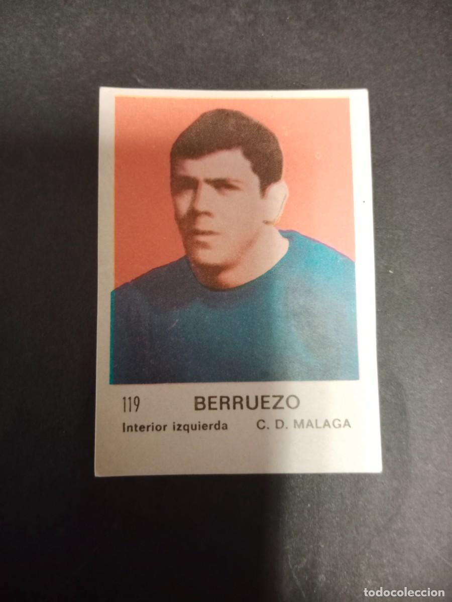 Cromos de F&uacute;tbol: COLECCION FUTBOLISTAS FRUTOS SECOS CHURRUCA 1967 1968 67 68 CROMO SIN PEGAR - BERRUEZO CD MALAGA