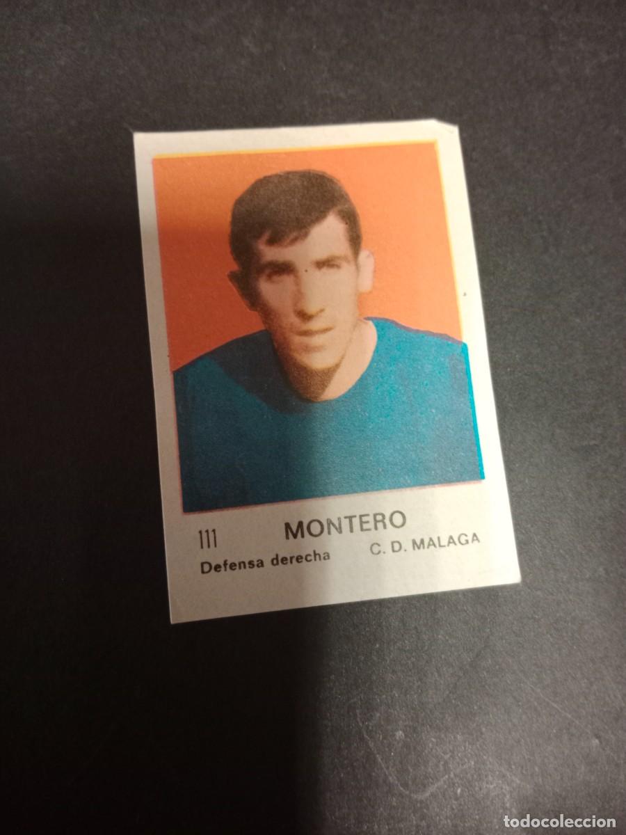 Cromos de F&uacute;tbol: COLECCION FUTBOLISTAS FRUTOS SECOS CHURRUCA 1967 1968 67 68 CROMO SIN PEGAR - MONTERO CD MALAGA