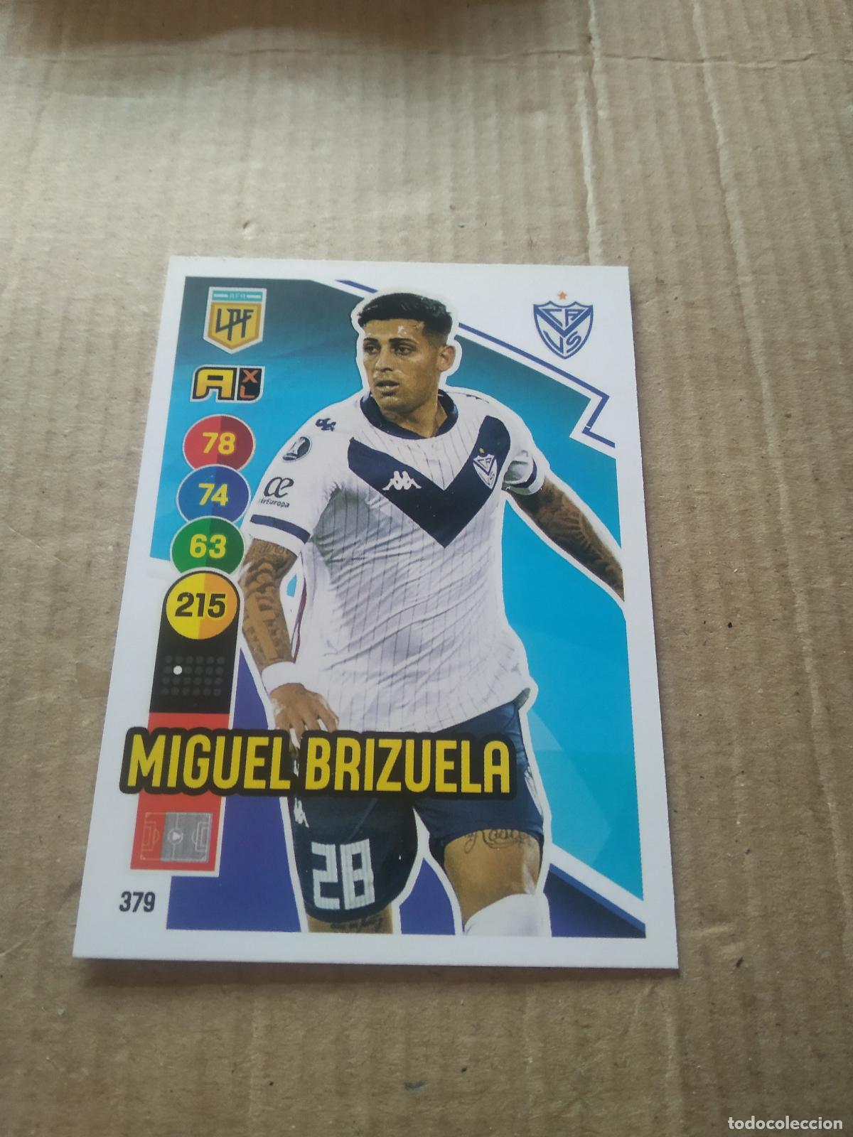 Cromos de F&uacute;tbol: 379 miguel brizuela VELEZ CROMO FUTBOL ARGENTINO PANINI LIGA ARGENTINA 2021 ADRENALYN