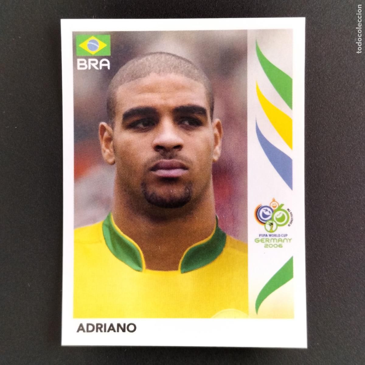 Cromos de F&uacute;tbol: 394 ADRIANO BRASIL CROMOS FIFA WORLD CUP GERMANY 2006 MUNDIAL ALEMANIA PANINI