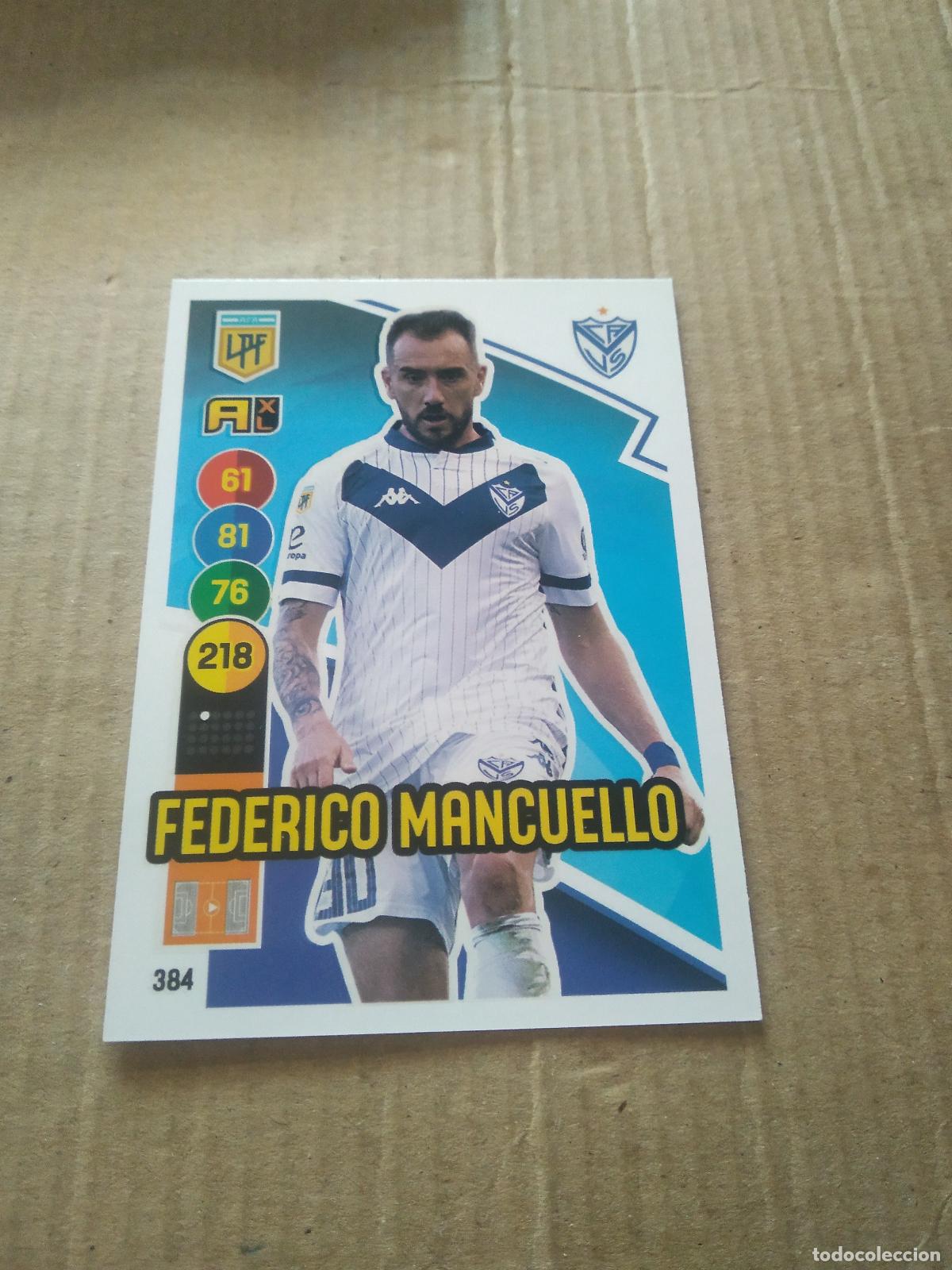 Cromos de F&uacute;tbol: 384 FEDERICO MANCUELLO VELEZ CROMO FUTBOL ARGENTINO PANINI LIGA ARGENTINA 2021 ADRENALYN