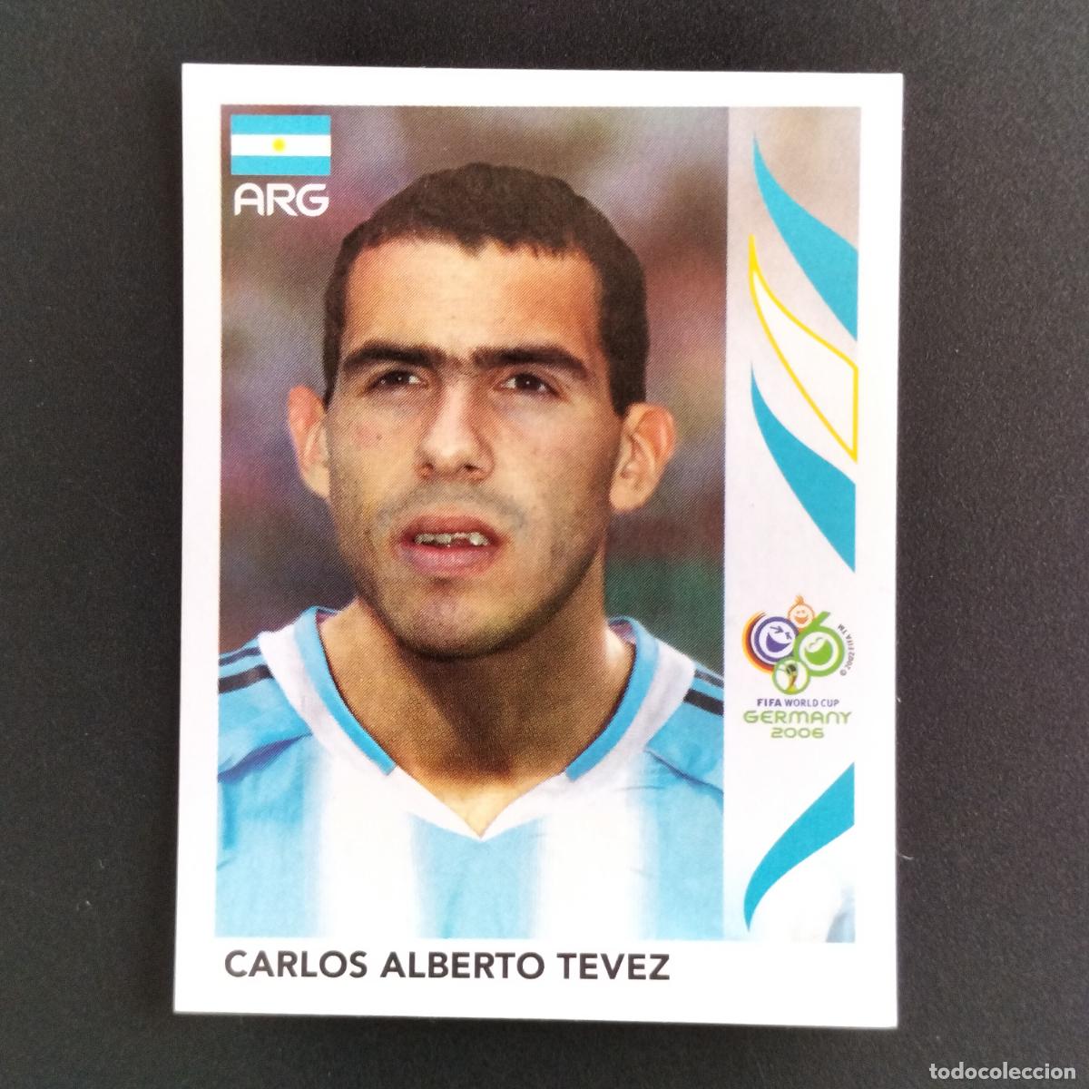Cromos de F&uacute;tbol: 187 CARLOS ALBERTO TEVEZ ARGENTINA CROMOS FIFA WORLD CUP GERMANY 2006 MUNDIAL ALEMANIA PANINI