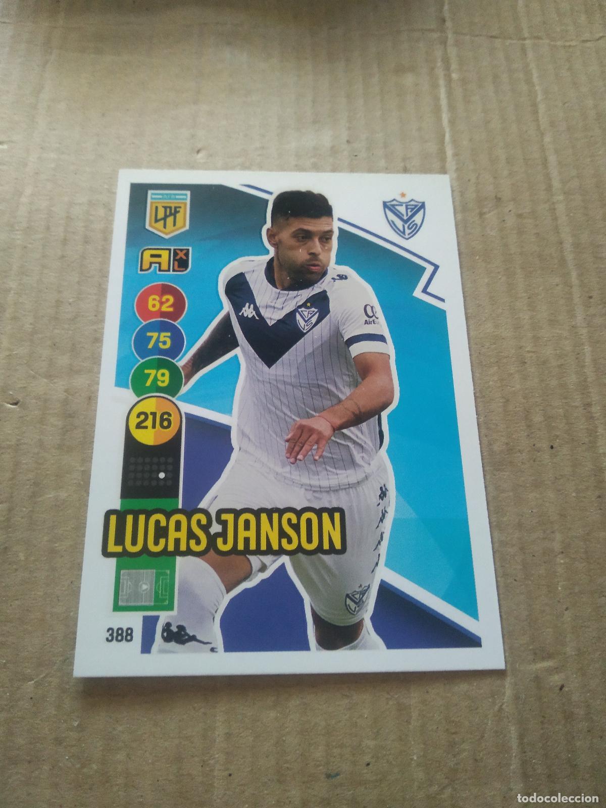 Cromos de F&uacute;tbol: 388 LUCAS JANSON VELEZ CROMO FUTBOL ARGENTINO PANINI LIGA ARGENTINA 2021 ADRENALYN