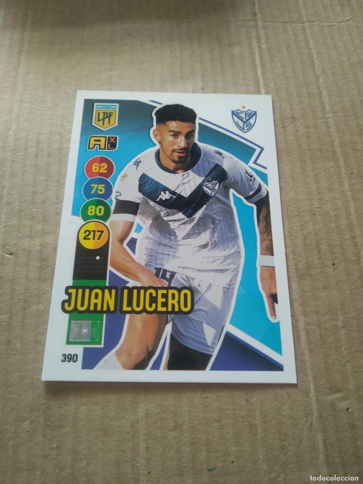 Cromos de F&uacute;tbol: 390 JUAN LUCERO VELEZ CROMO FUTBOL ARGENTINO PANINI LIGA ARGENTINA 2021 ADRENALYN