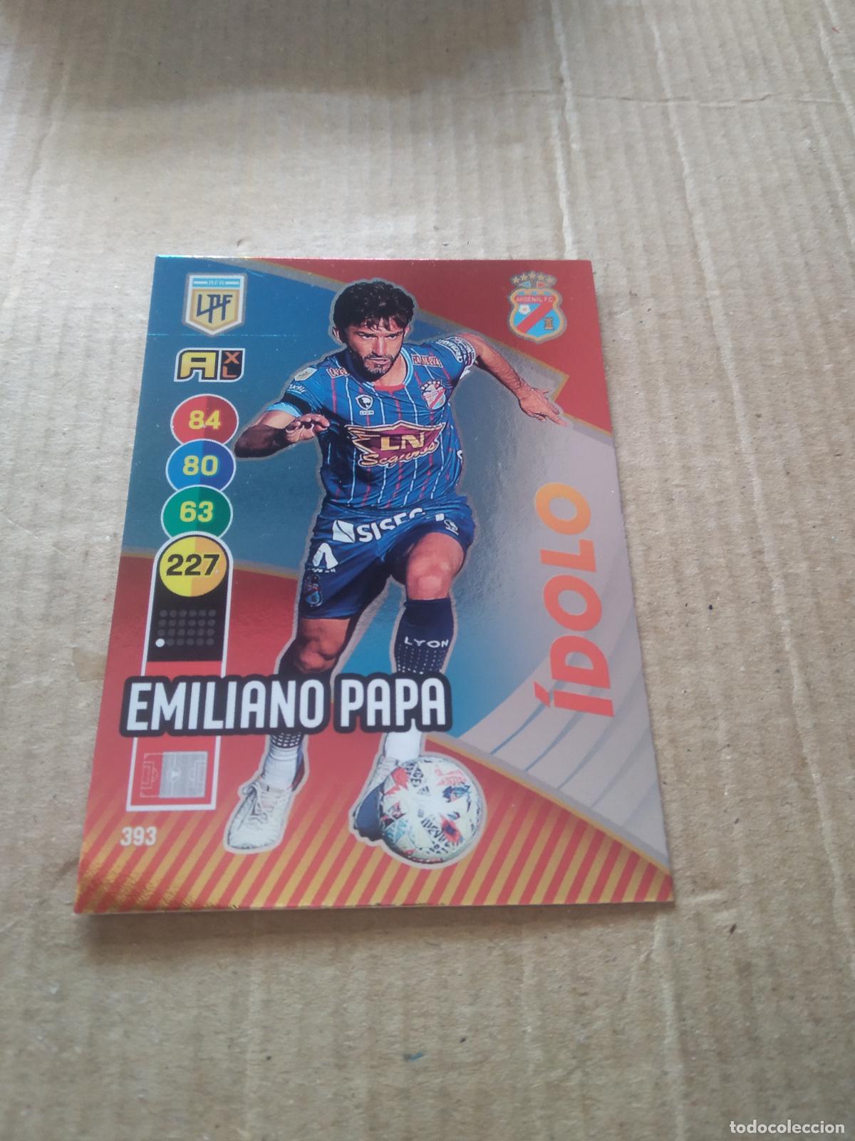 Cromos de F&uacute;tbol: 393 EMILIANO PAPA ARSENAL CROMO FUTBOL ARGENTINO PANINI LIGA ARGENTINA 2021 ADRENALYN