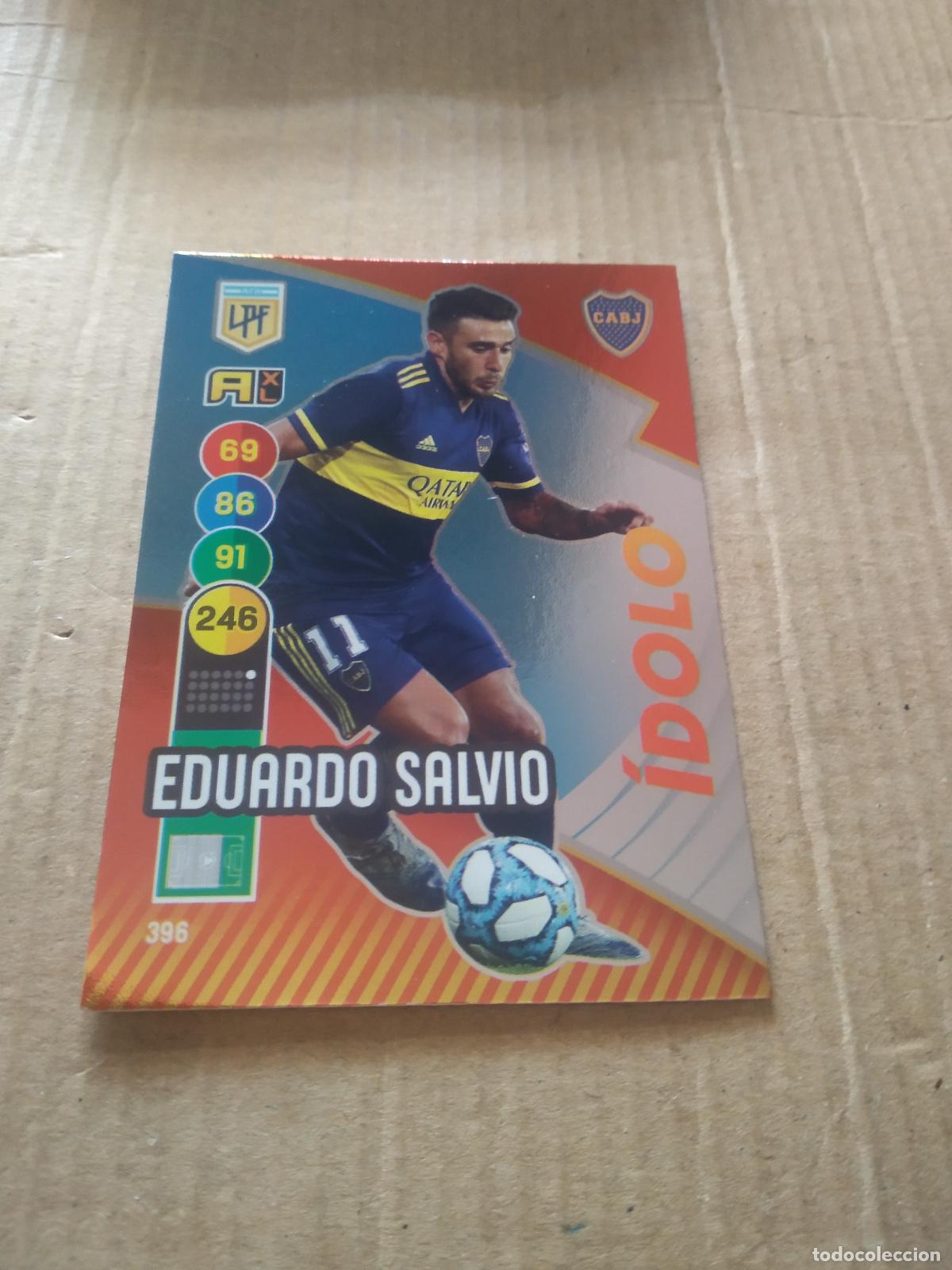 Cromos de F&uacute;tbol: 396 EDUARDO SALVIO BOCA JUNIORS CROMO FUTBOL ARGENTINO PANINI LIGA ARGENTINA 2021 ADRENALYN