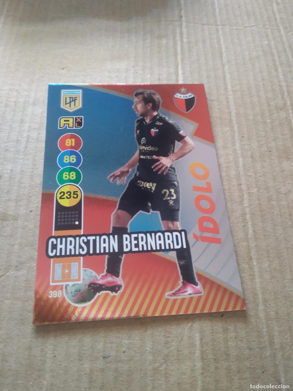 Cromos de F&uacute;tbol: 398 CHRISTIAN BERNARDI COLON CROMO FUTBOL ARGENTINO PANINI LIGA ARGENTINA 2021 ADRENALYN