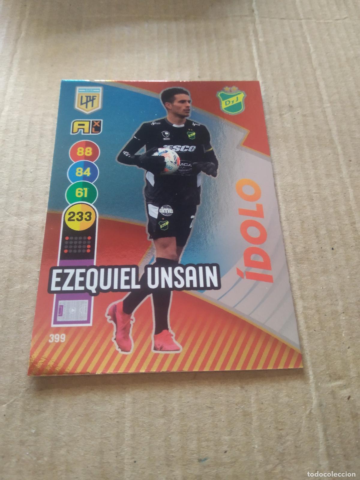 Cromos de F&uacute;tbol: 399 EZEQUIEL UNSAIN DEFENSA Y JUSTICIA CROMO FUTBOL ARGENTINO PANINI LIGA ARGENTINA 2021 ADRENALYN
