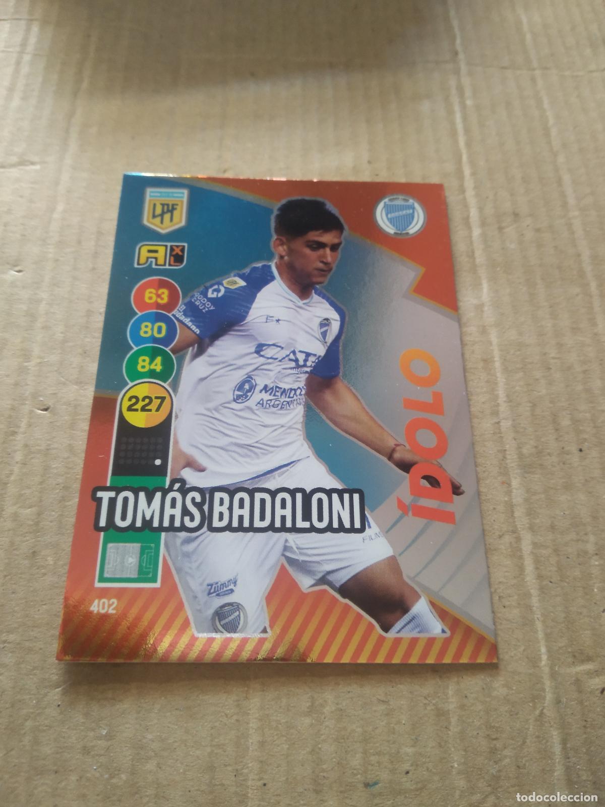 Cromos de F&uacute;tbol: 402 TOMAS BADALONI GODOY CRUZ CROMO FUTBOL ARGENTINO PANINI LIGA ARGENTINA 2021 ADRENALYN