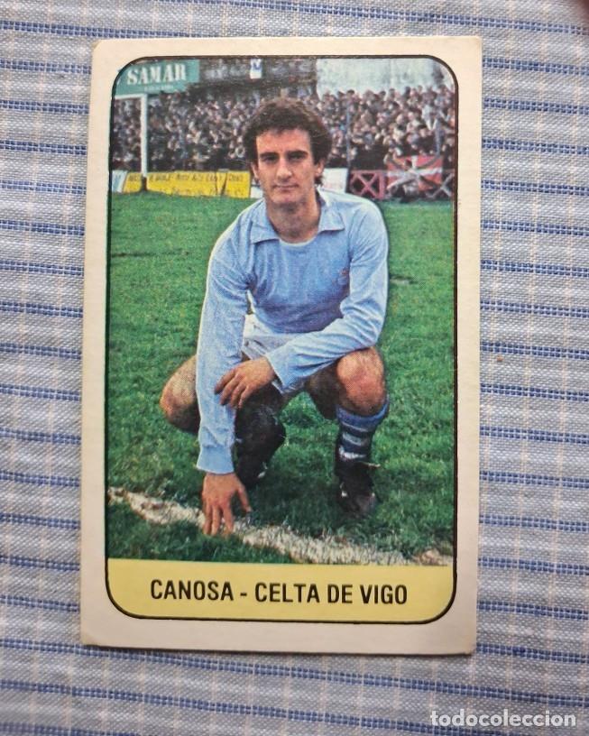 Cromos de F&uacute;tbol: Cromo Liga 78/79. Ediciones Este. Canosa. Celta Vigo. Cromo sin pegar.