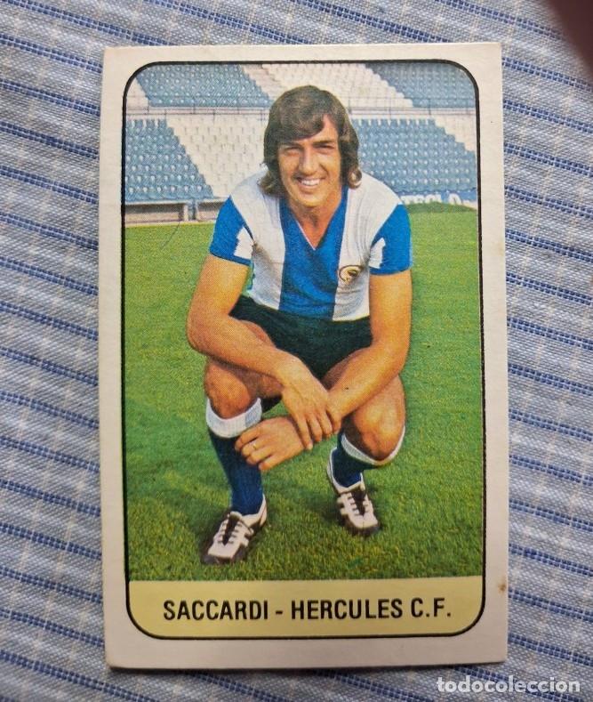 Cromos de F&uacute;tbol: Cromo Liga 78/79. Ediciones Este. Saccardi. H&eacute;rcules. Cromo sin pegar