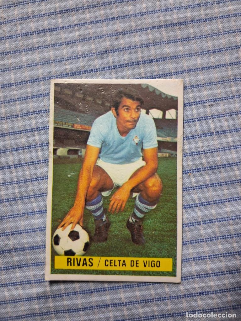 Figurine di Calcio: Cromo Liga 74/75. Ediciones Este. Rivas. Celta de Vigo. Cromo sin usar. Estado ver imagen