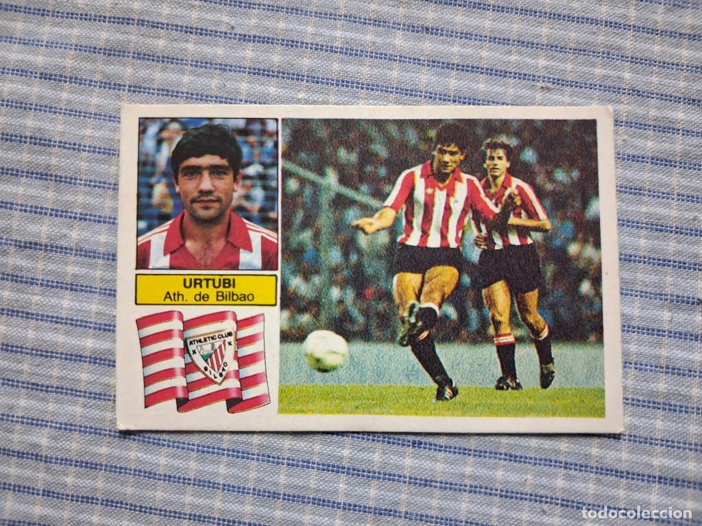Figurine di Calcio: Cromo Liga 1982 1983. Ediciones Este. &Uacute;ltimo fichaje N&ordm; 28. Urtubi. Ath. Bilbao. Cromo sin usar