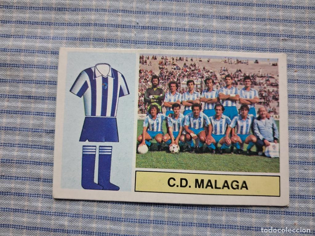 Cromos de Futebol: Cromo Liga 1982 1983. Ediciones Este. C.D. M&aacute;laga. Cromo sin usar