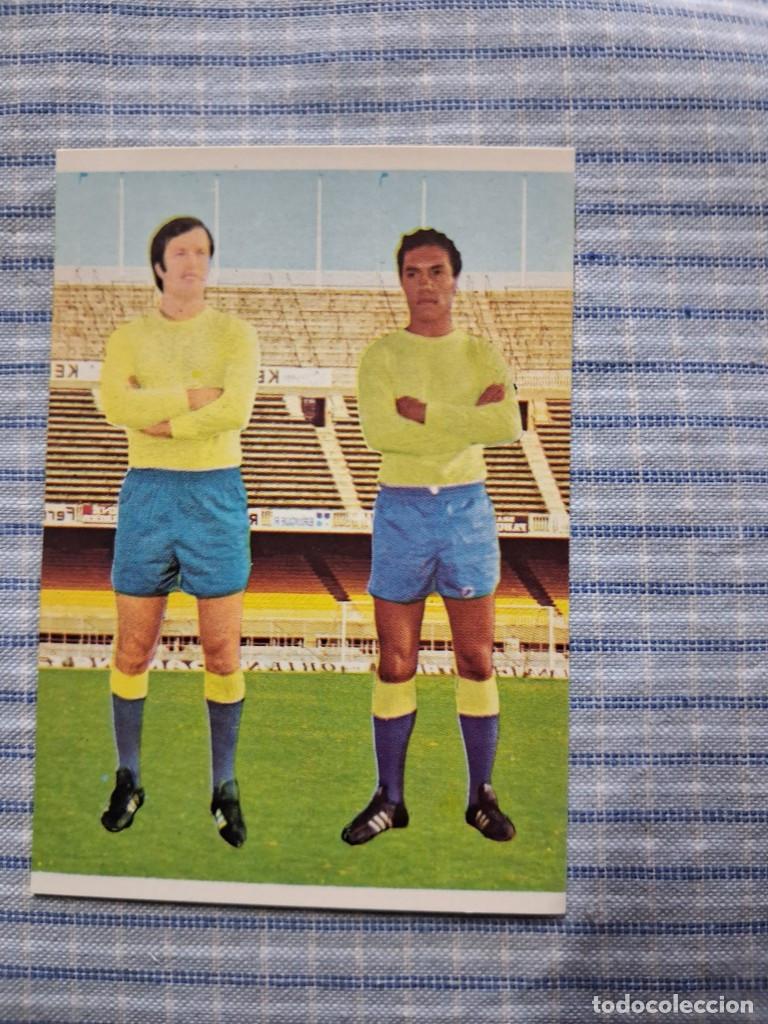 Cromos de F&uacute;tbol: Cromo Liga 75 / 76. F&eacute;lix y Castellano. N&ordm;. 83. Las Palmas. Editorial Ruiz Romero. Cromo sin usar.