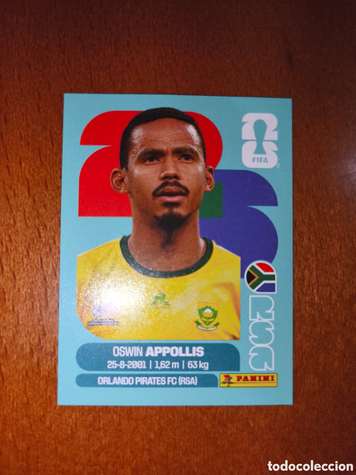 Cromos de F&uacute;tbol: RSA20 Oswin Appollis RSA 20 Fifa World Cup 2026 Sud&aacute;frica