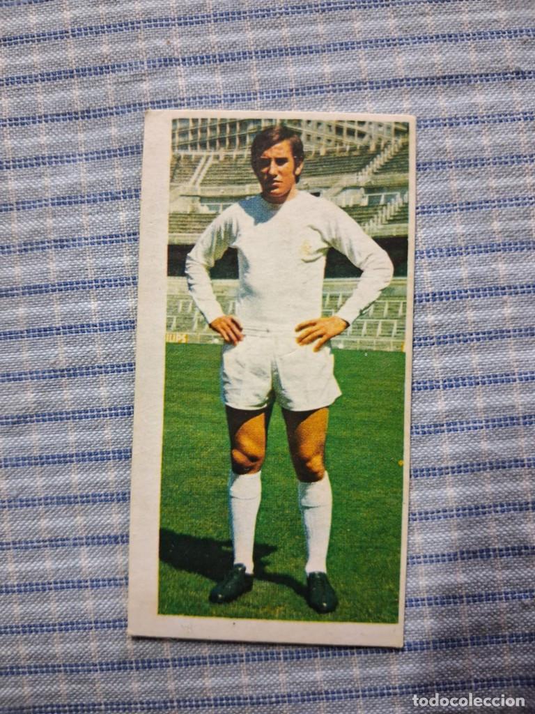 Cromos de F&uacute;tbol: Cromo Liga 75/76. Ediciones Este. Macanas. Real Madrid. Sin pegar. Estado ver imagen