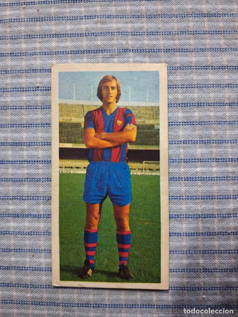 Cromos de F&uacute;tbol: Cromo Liga 75/76. Ediciones Este. Neeskens. F.C. Barcelona. Sin pegar. Estado ver imagen