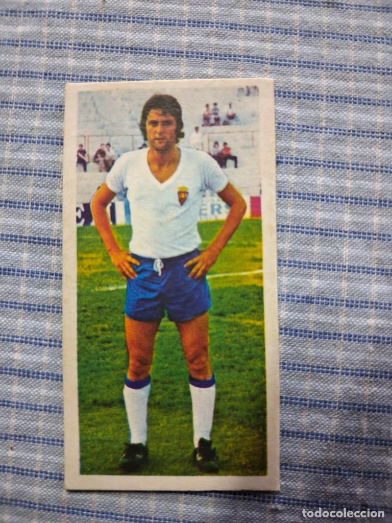 Figurine di Calcio: Cromo Liga 75/76. Ediciones Este. Garc&iacute;a Castany. Real Zaragoza. Sin pegar. Estado ver imagen
