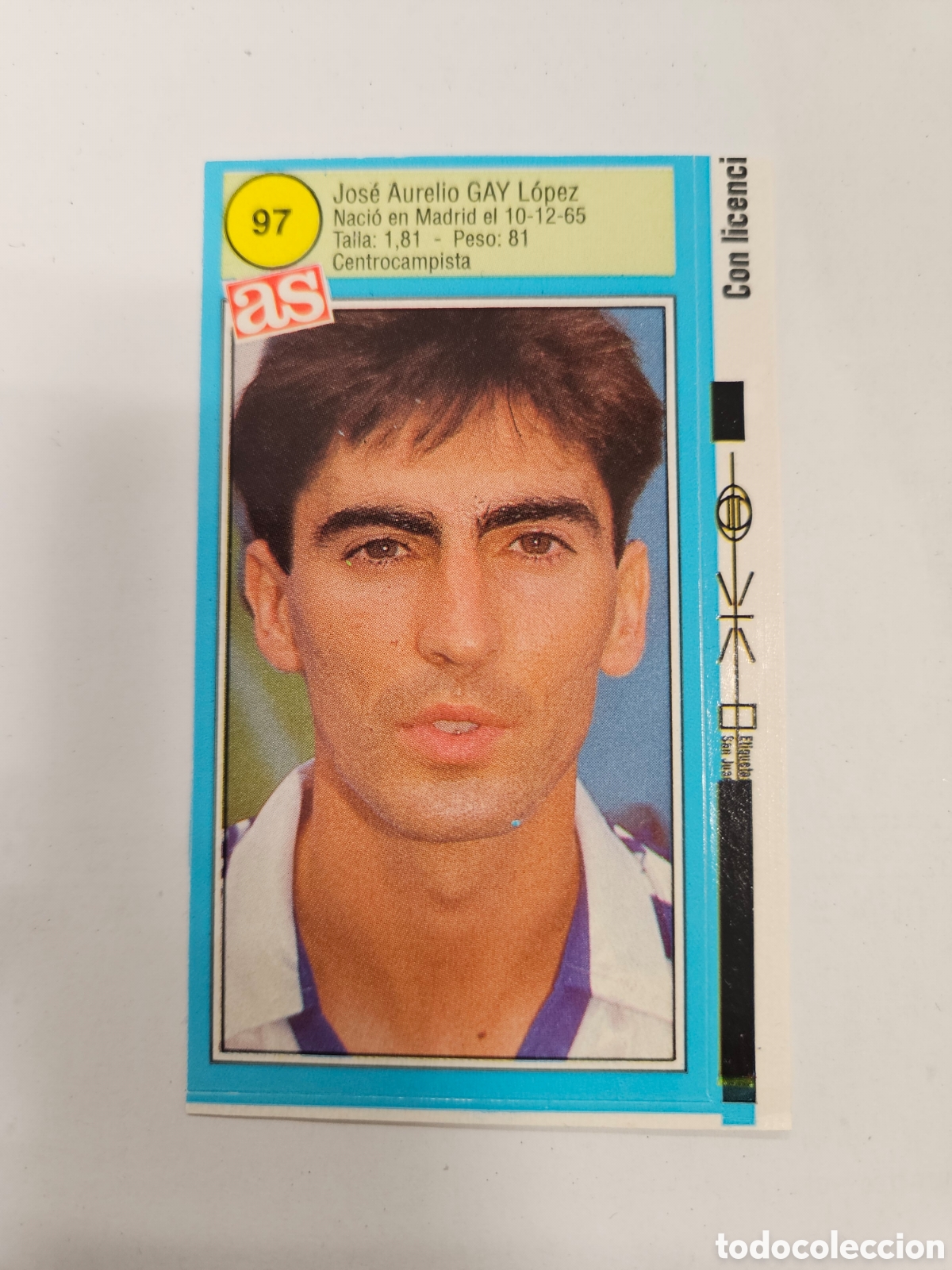 Figurine di Calcio: GAY ESPA&Ntilde;OL AS 1990 1991 CROMO FUTBOL LIGA 90 91 - SIN PEGAR - 97