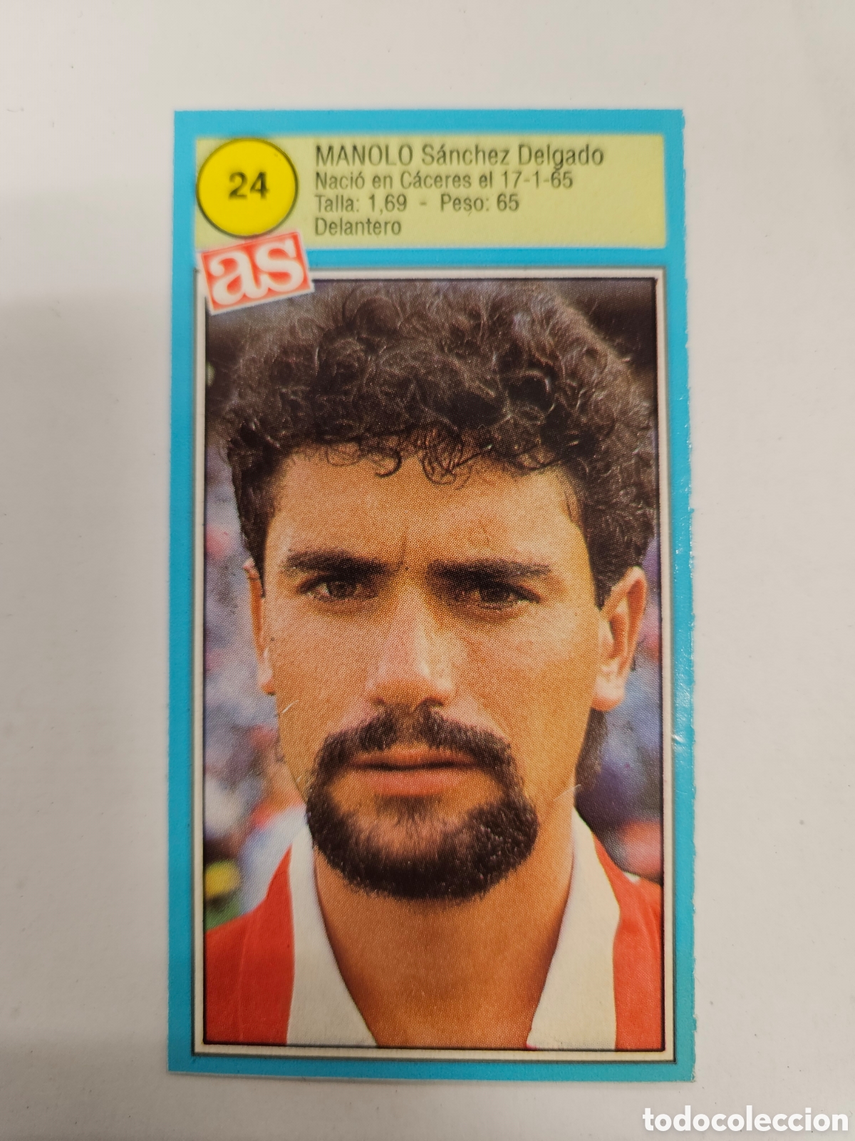 Figurine di Calcio: MANOLO AT MADRID AS 1990 1991 CROMO FUTBOL LIGA 90 91 - SIN PEGAR - 24