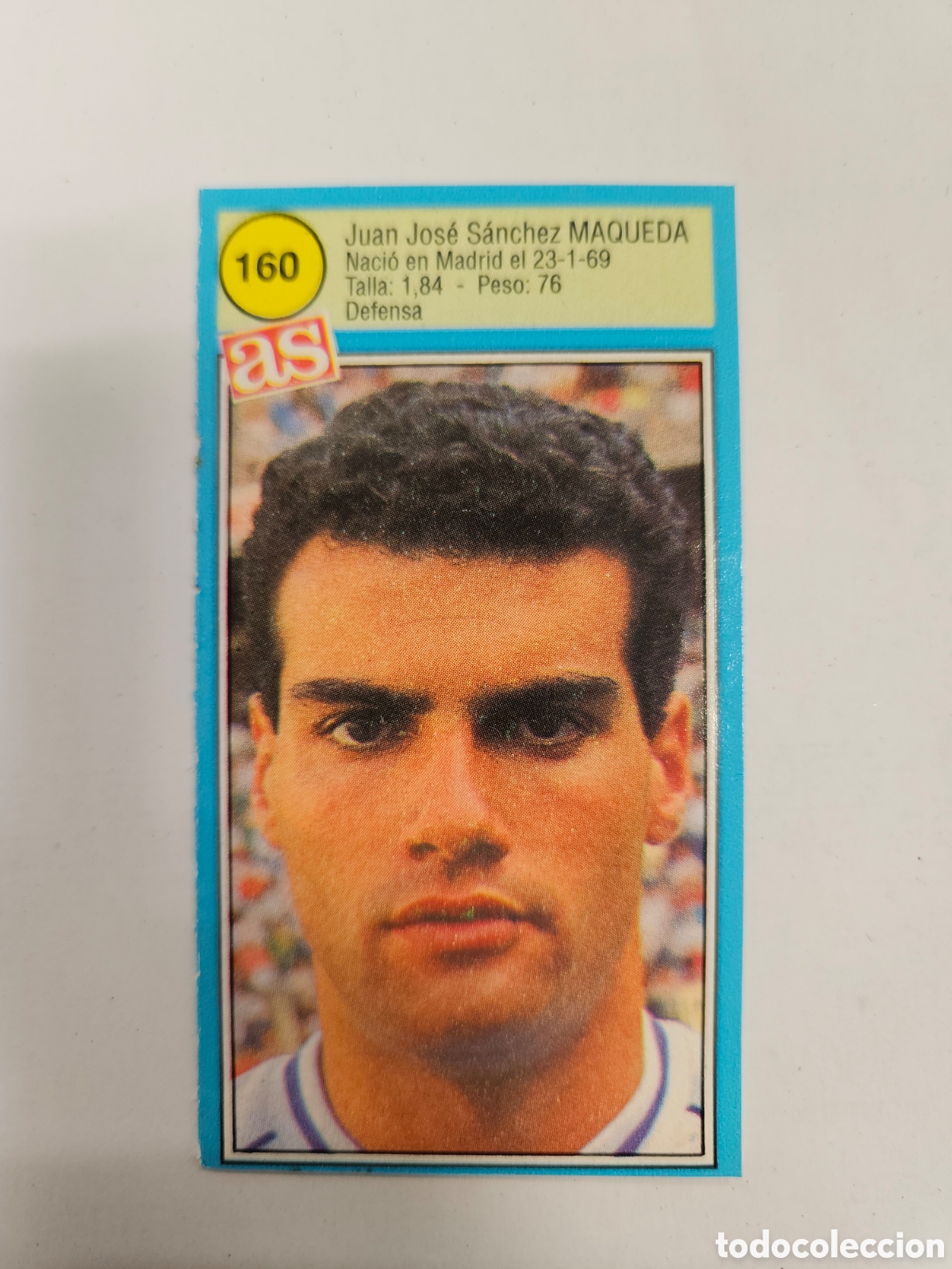 Cromos de F&uacute;tbol: MAQUEDA REAL MADRID AS 1990 1991 CROMO FUTBOL LIGA 90 91 - SIN PEGAR - 160