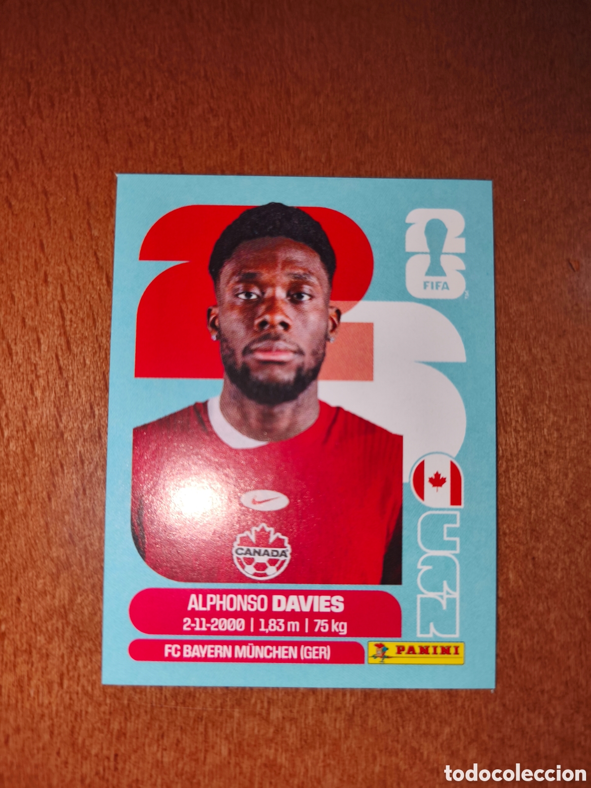 Cromos de F&uacute;tbol: CAN3 Alphonso Davies CAN 3 Fifa World Cup 2026 Canad&aacute;