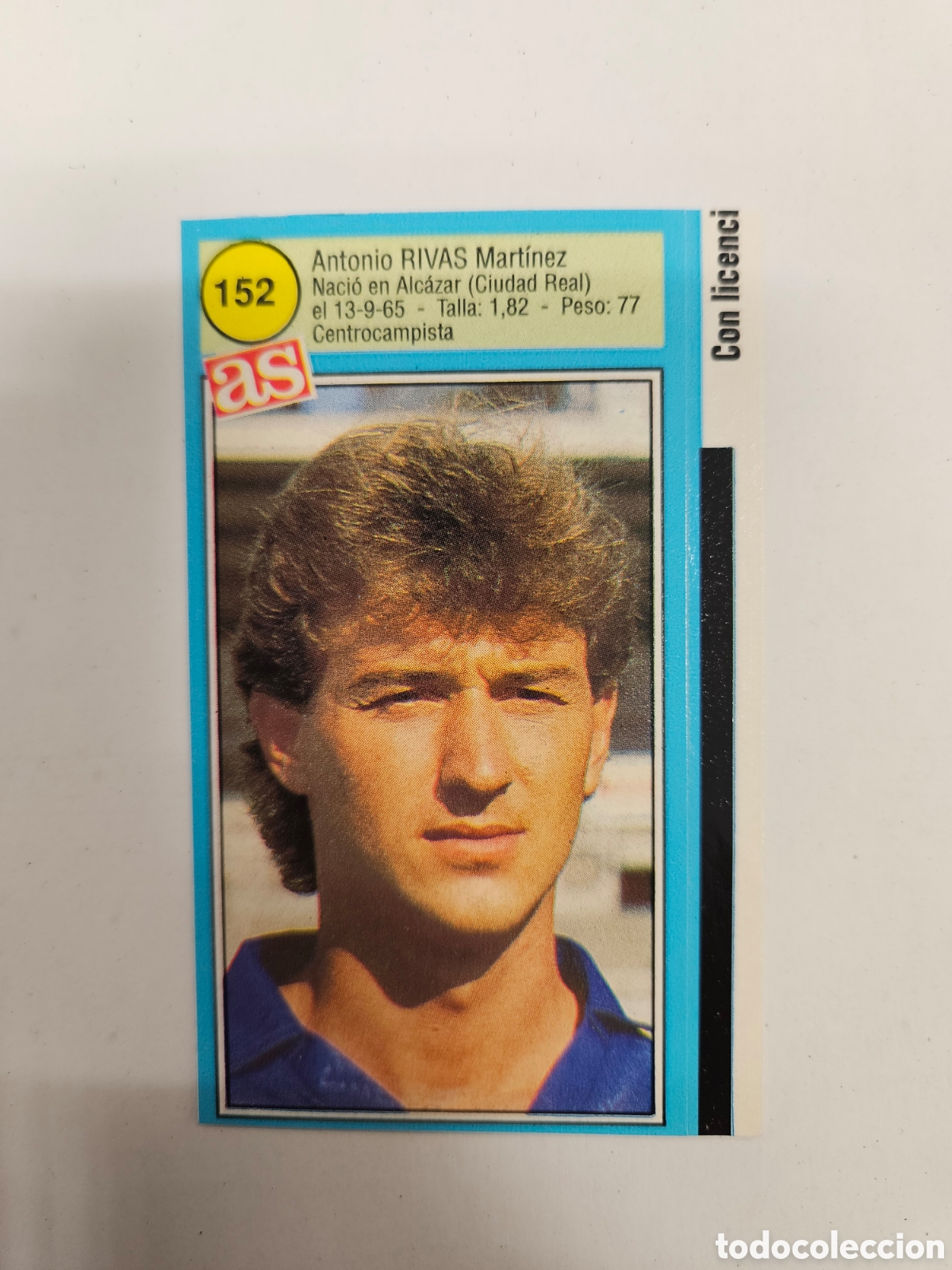 Cromos de F&uacute;tbol: RIVAS OVIEDO AS 1990 1991 CROMO FUTBOL LIGA 90 91 - SIN PEGAR - 152