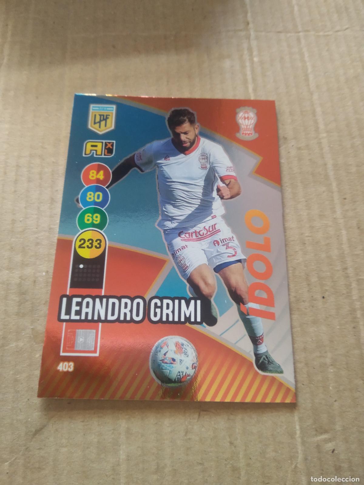 Cromos de F&uacute;tbol: 403 LEANDRO GRIMI HURACAN CROMO FUTBOL ARGENTINO PANINI LIGA ARGENTINA 2021 ADRENALYN
