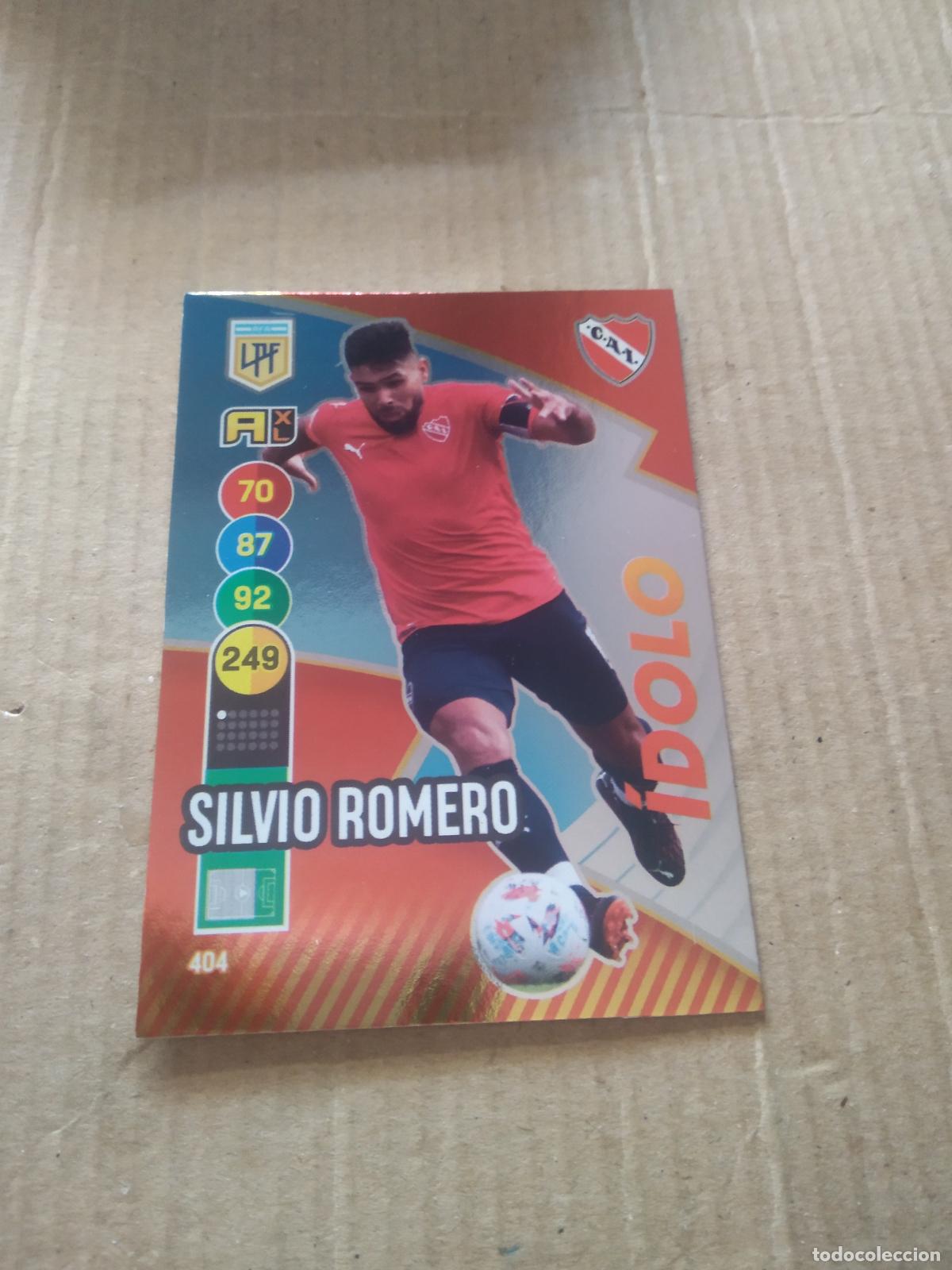 Cromos de F&uacute;tbol: 404 SILVIO ROMERO INDEPENDIENTE CROMO FUTBOL ARGENTINO PANINI LIGA ARGENTINA 2021 ADRENALYN