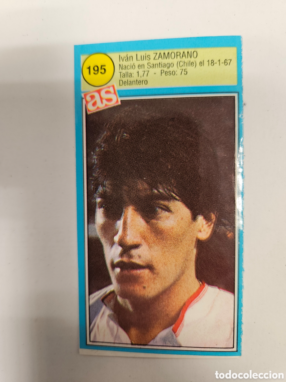 Cromos de F&uacute;tbol: IVAN ZAMORANO SEVILLA AS 1990 1991 CROMO FUTBOL LIGA 90 91 - SIN PEGAR - 195