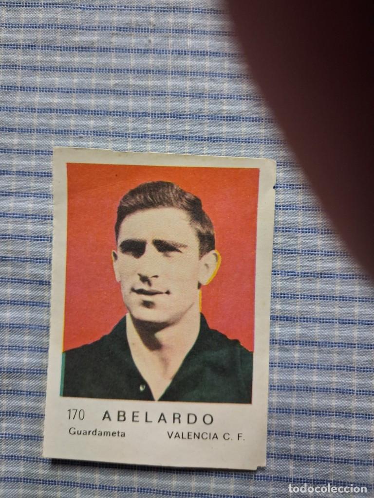 Cromos de F&uacute;tbol: Cromo de F&uacute;tbol Frutos secos Churruca Temporada 1967/1968. Abelardo. Valencia C.F. N&ordm; 170.