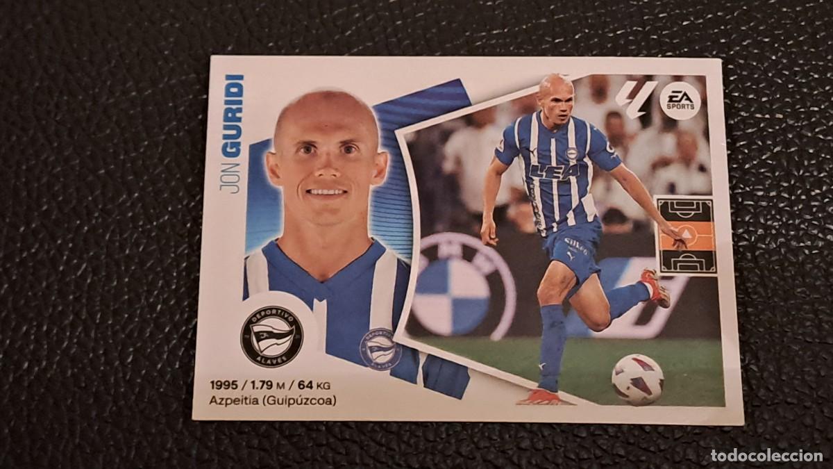 Cromos de F&uacute;tbol: LIGA ESTE 2024 2025 24 25 N&ordm; 14 GURIDI ALAV&Eacute;S NUEVO SIN PEGAR