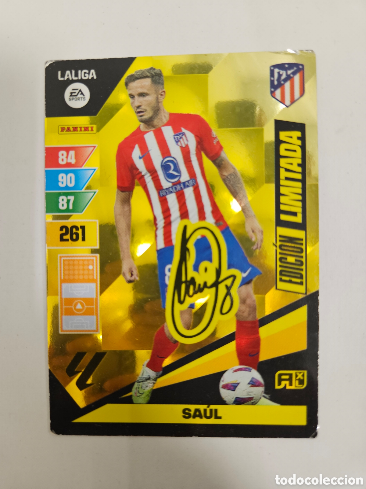 Cromos de F&uacute;tbol: SA&Uacute;L PREMIUM EDICI&Oacute;N LIMITADA FIRMADA ADRENALYN 23 24