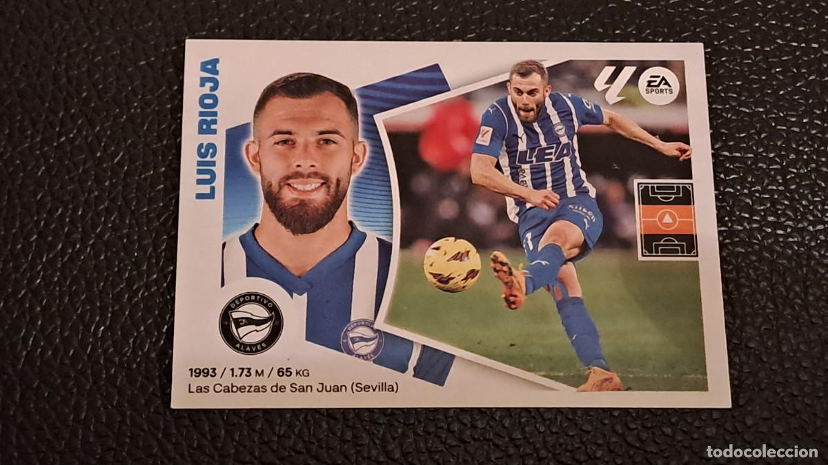 Cromos de F&uacute;tbol: LIGA ESTE 2024 2025 24 25 N&ordm; 16 LUIS RIOJA ALAV&Eacute;S NUEVO SIN PEGAR