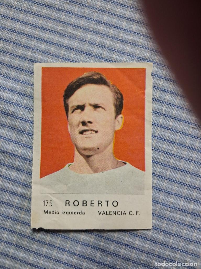 Cromos de F&uacute;tbol: Cromo de F&uacute;tbol Frutos secos Churruca Temporada 1967/1968. Roberto. Valencia C.F. N&ordm; 175.