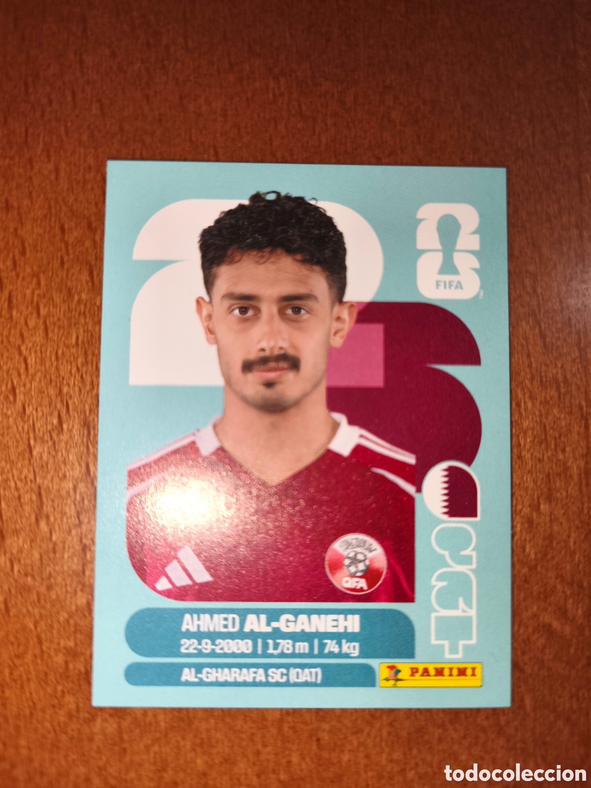 Cromos de F&uacute;tbol: QAT19 Ahmed Al-Ganehi QAT 19 Fifa World Cup 2026 Catar