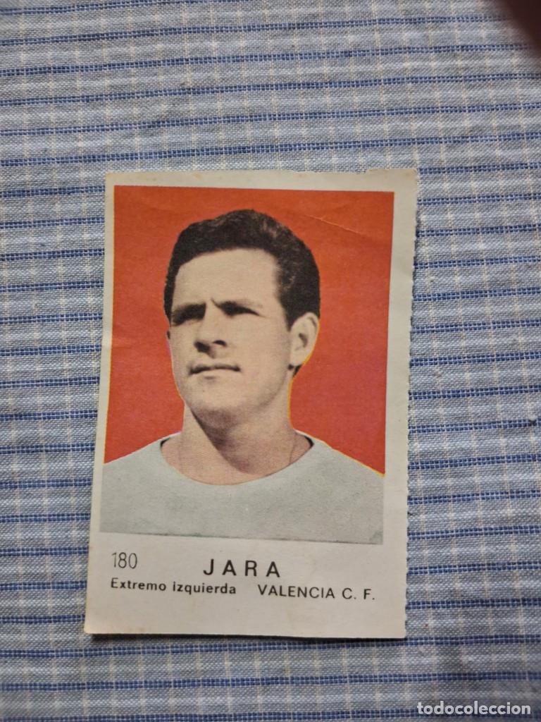 Cromos de F&uacute;tbol: Cromo de F&uacute;tbol Frutos secos Churruca Temporada 1967/1968. Jara. Valencia C.F. N&ordm; 180.