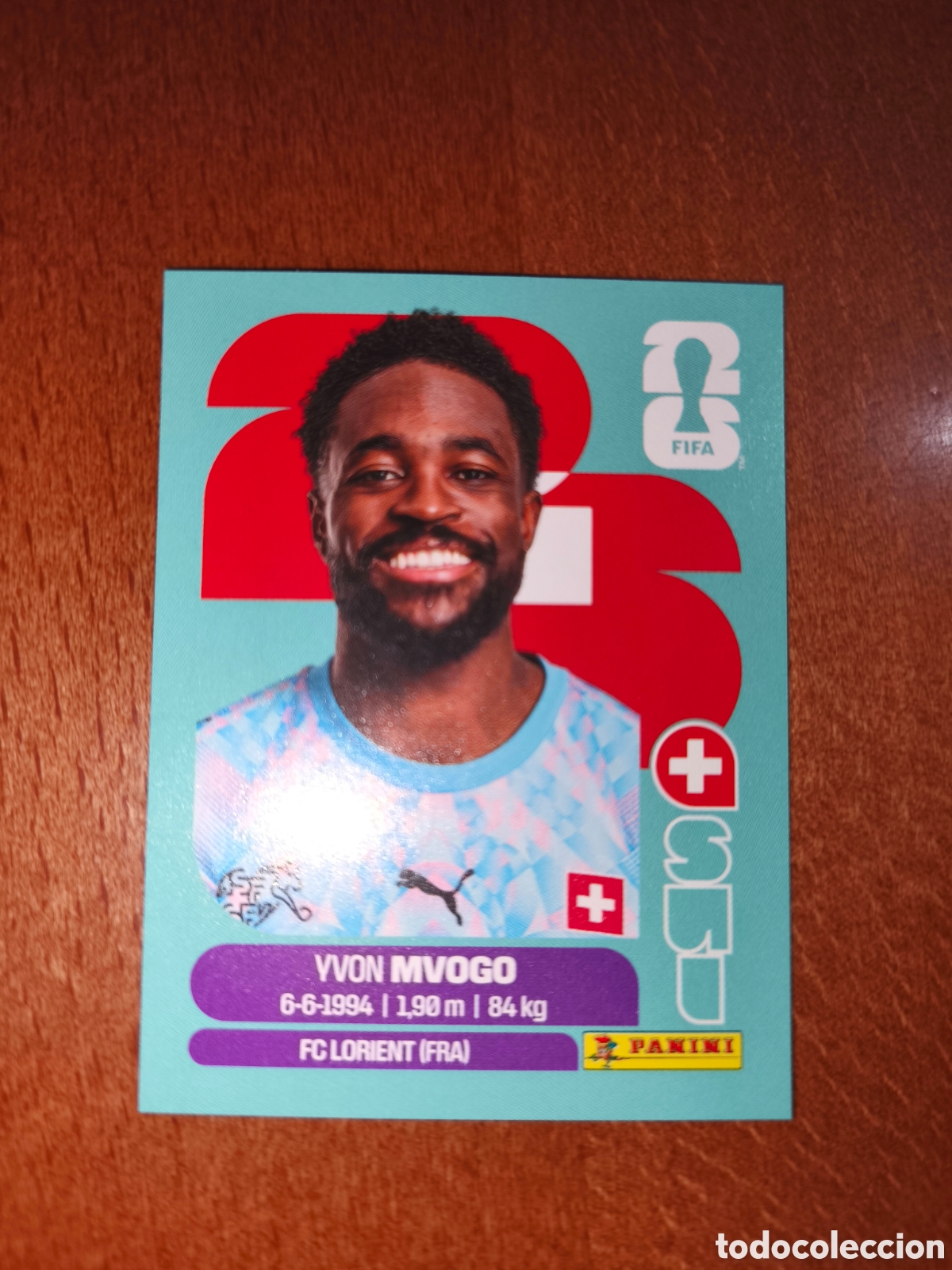 Fu&szlig;ball-Sticker: SUI3 Yvon Mvogo SUI 3 Fifa World Cup 2026 Suiza
