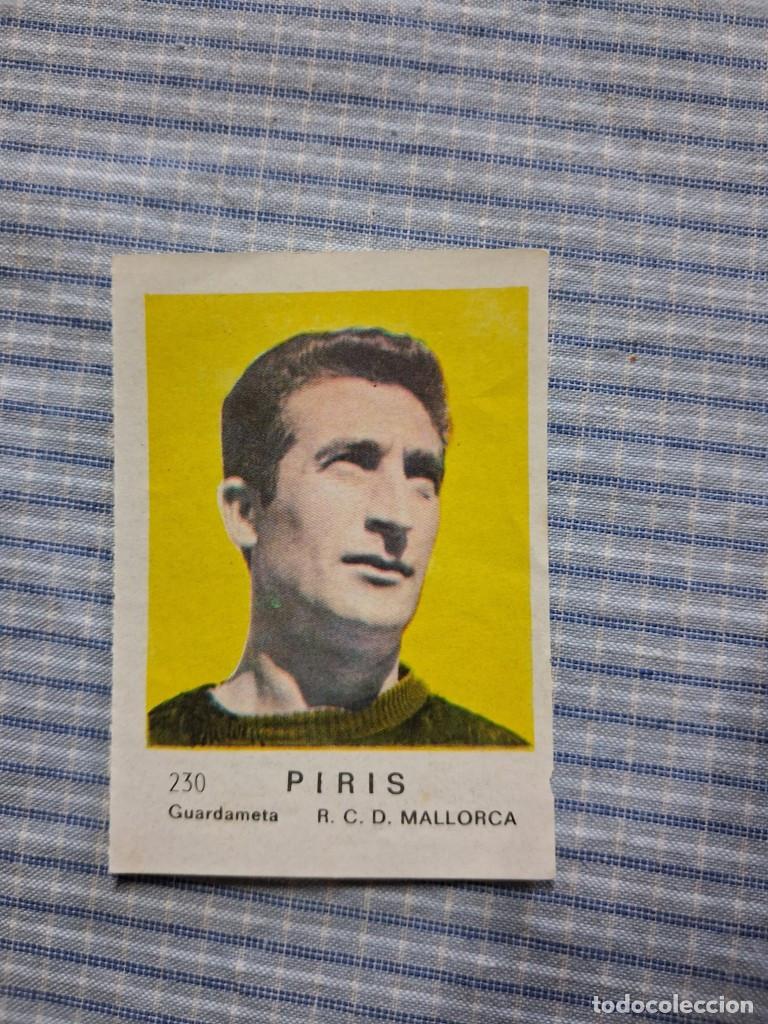 Cromos de F&uacute;tbol: Cromo de F&uacute;tbol Frutos secos Churruca Temporada 1967/1968. Piris. R.C.D. Mallorca. N&ordm; 230.
