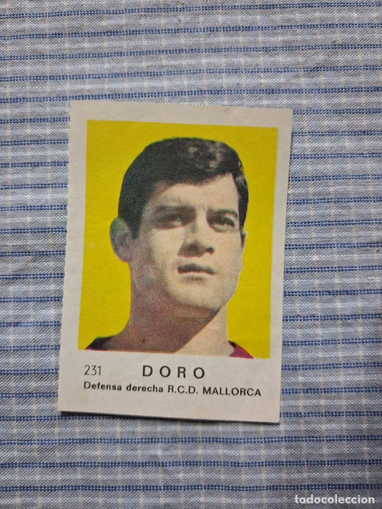 Cromos de F&uacute;tbol: Cromo de F&uacute;tbol Frutos secos Churruca Temporada 1967/1968. Doro. R.C.D. Mallorca. N&ordm; 231.