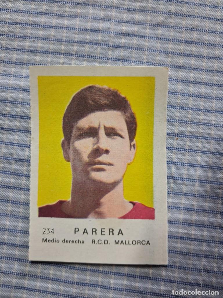 Cromos de F&uacute;tbol: Cromo de F&uacute;tbol Frutos secos Churruca Temporada 1967/1968. Parera. R.C.D. Mallorca. N&ordm; 234.