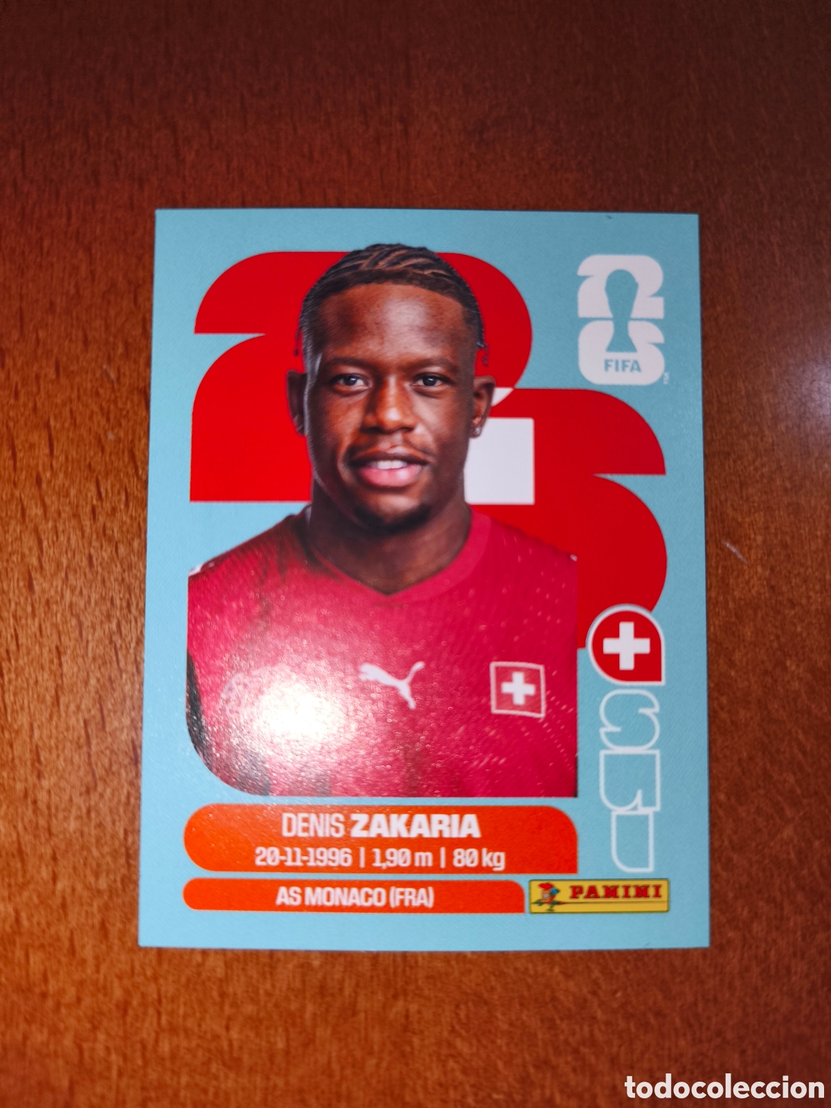 Cromos de F&uacute;tbol: SUI10 Denis Zakaria SUI 10 Fifa World Cup 2026 Suiza