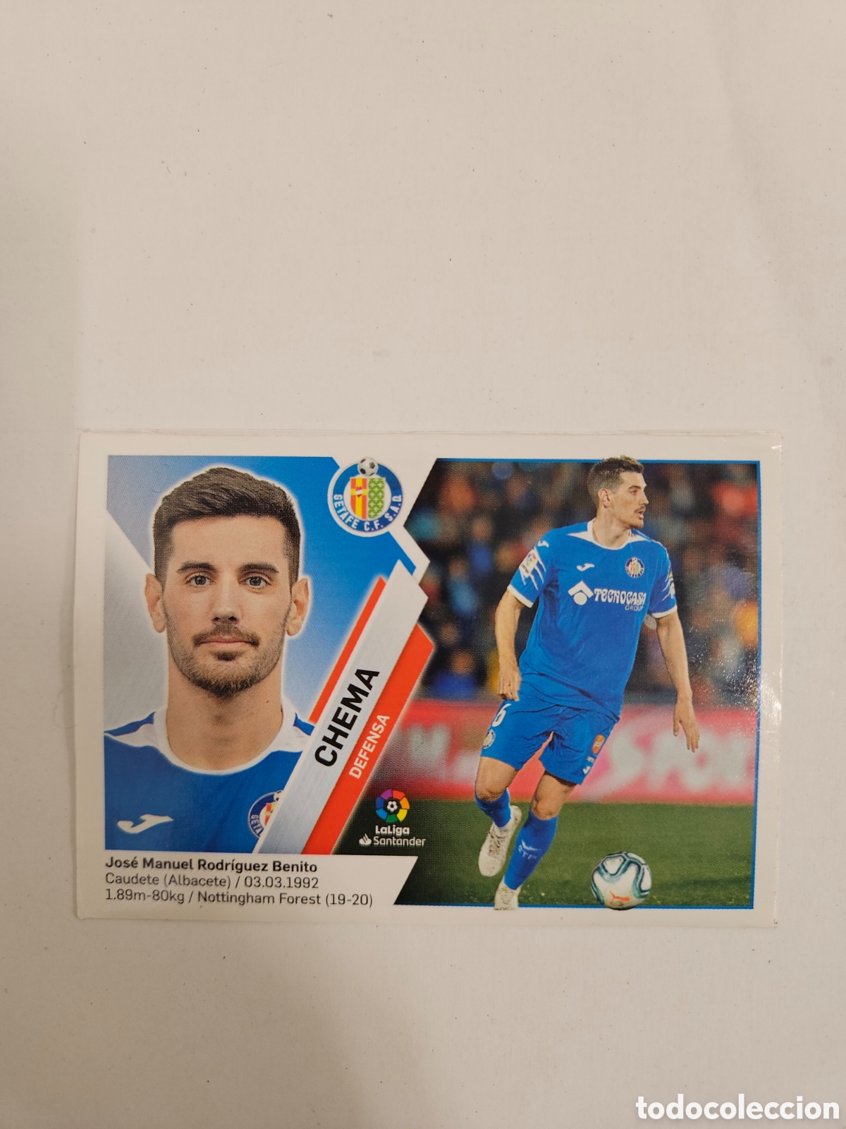 Cromos de F&uacute;tbol: 19 Chema - GETAFE C.F. - MERCADO de INVIERNO - Liga Este 2019 2020 19 20