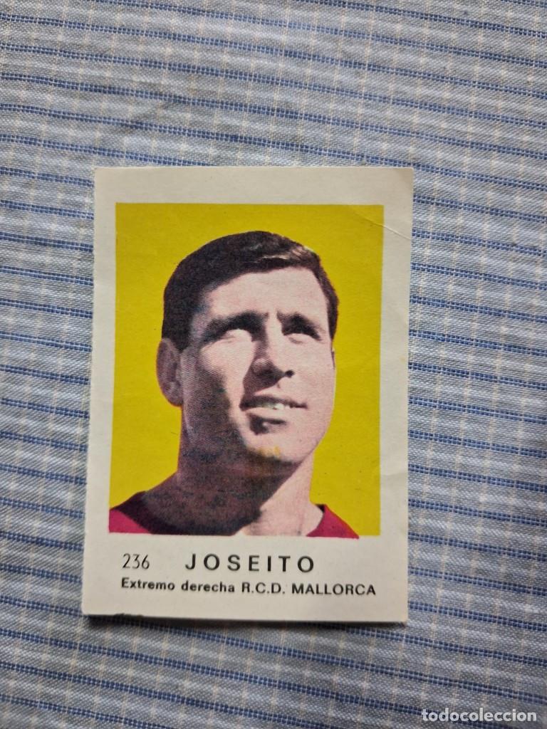 Cromos de F&uacute;tbol: Cromo de F&uacute;tbol Frutos secos Churruca Temporada 1967/1968. Joseito. R.C.D. Mallorca. N&ordm; 236.