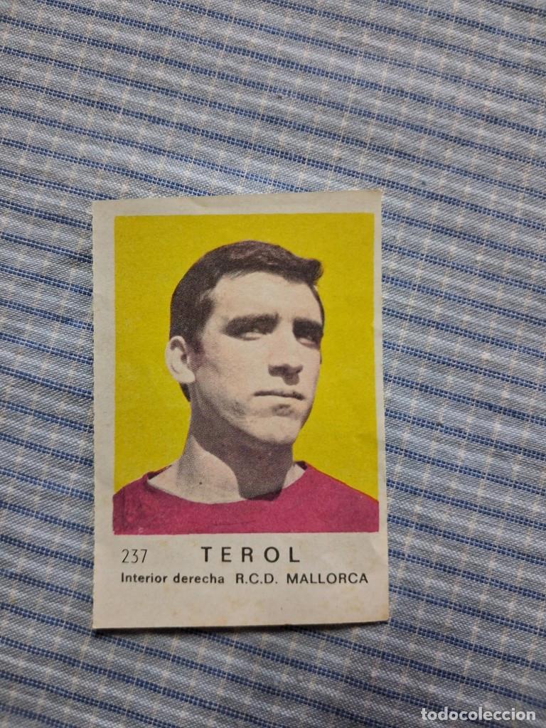 Fu&szlig;ball-Sticker: Cromo de F&uacute;tbol Frutos secos Churruca Temporada 1967/1968. Terol. R.C.D. Mallorca. N&ordm; 237.