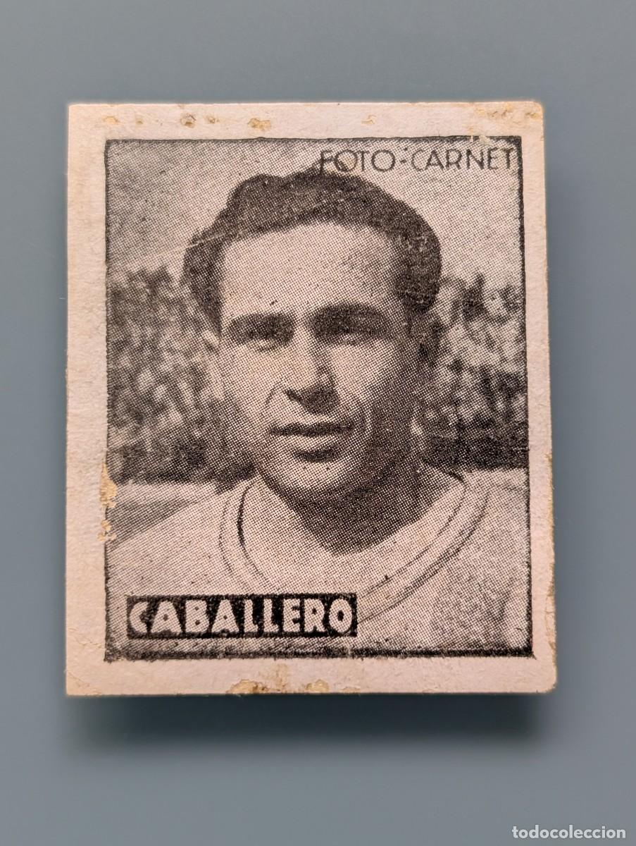 Cromos de F&uacute;tbol: CROMO CABALLERO DEPORTIVO CORU&Ntilde;A 1942 1943 1942-43 ED CISNE LIBRETA DEPORTIVA LIGA FUTBOL FOOTBALL