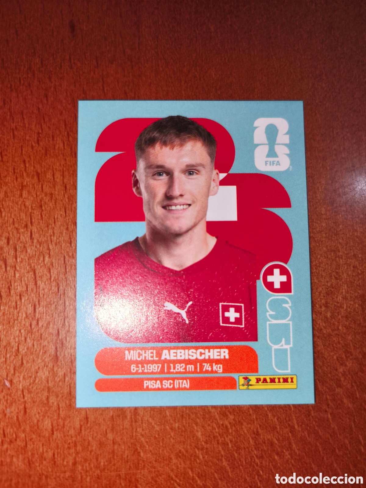 Fu&szlig;ball-Sticker: SUI16 Michel Aebischer SUI 16 Fifa World Cup 2026 Suiza